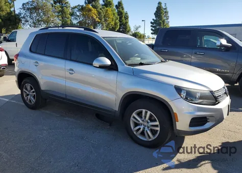 2016 Volkswagen Tiguan S from USA, damaged, VIN WVGBV7AX5GW520177